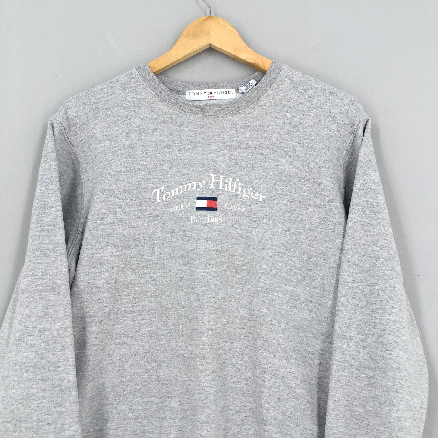 Tommy Hilfiger Gray Sweatshirt Medium