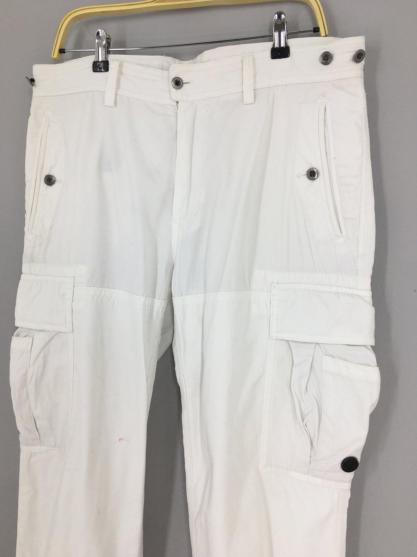 Polo Ralph Lauren Cargo White Pants Size 36x32.5