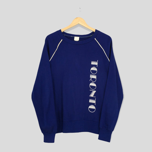 Toronto Canada Purple Sweatshirt Large