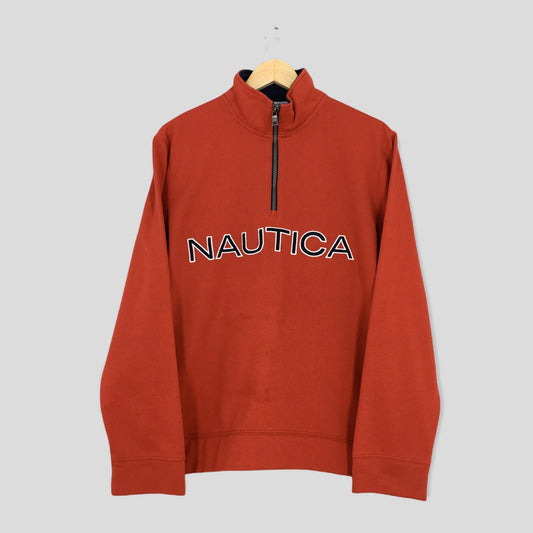 Nautica Red Sweatshirt Medium