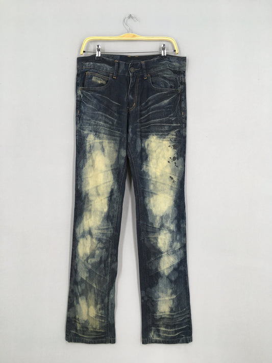 Semantic Design Japan Splatter Bleach Jeans Size 34x33