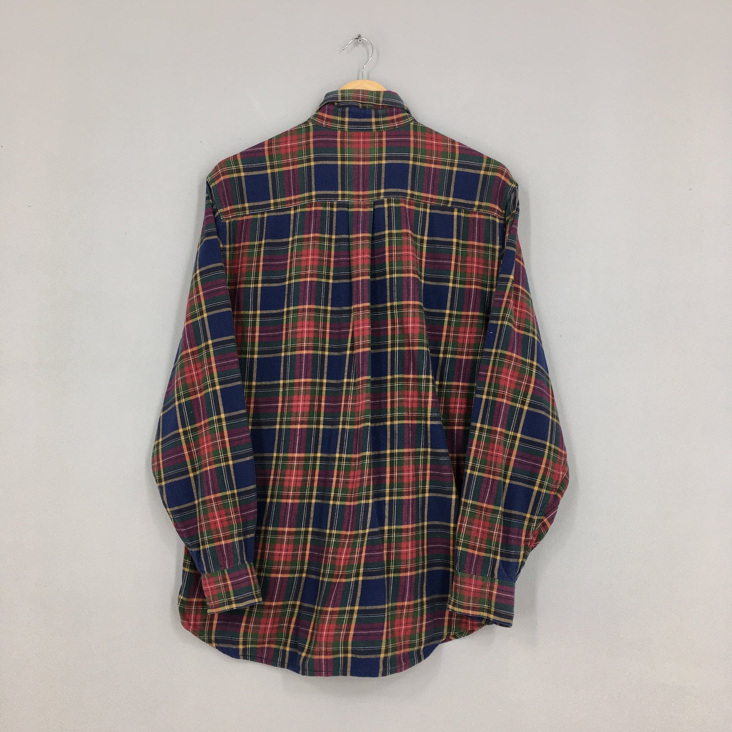 LL Bean Checked Flannel Button Up Small