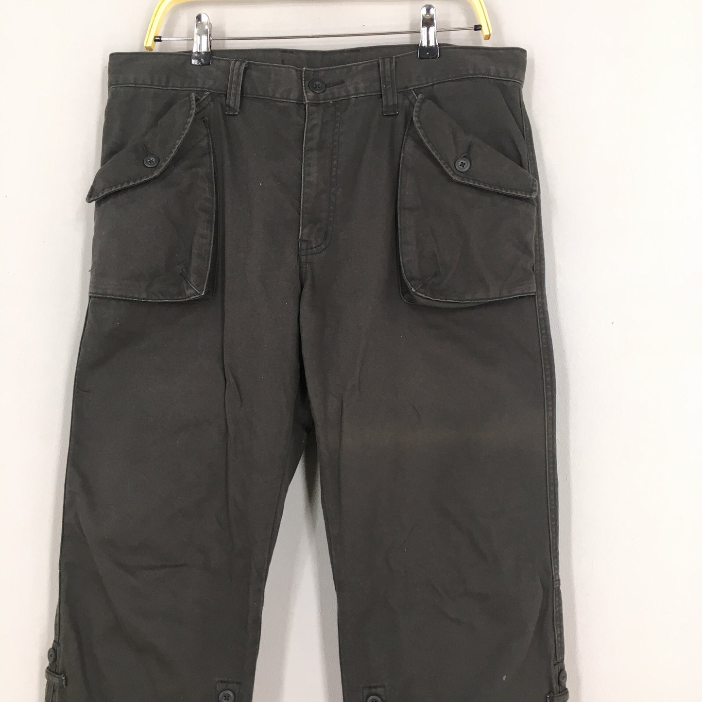 Japanese Straight Cut Cargo Pants Size 34x32