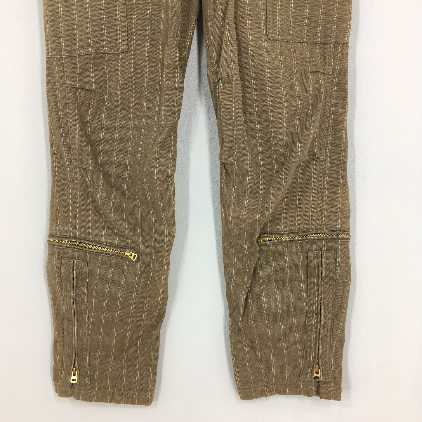 Chevignon Cargo Pants Techwear Stripes Size 32x31