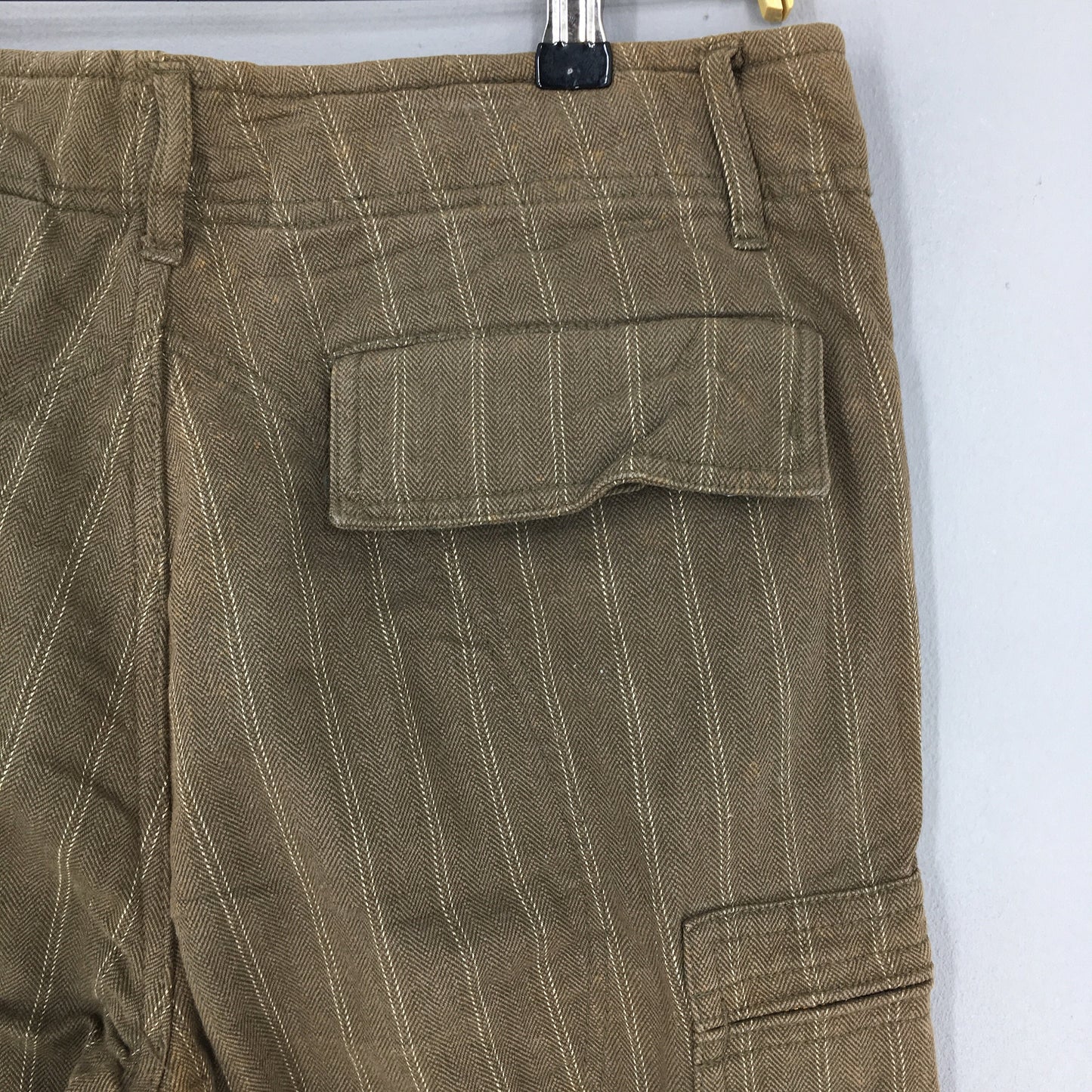 Chevignon Cargo Pants Techwear Stripes Size 32x31