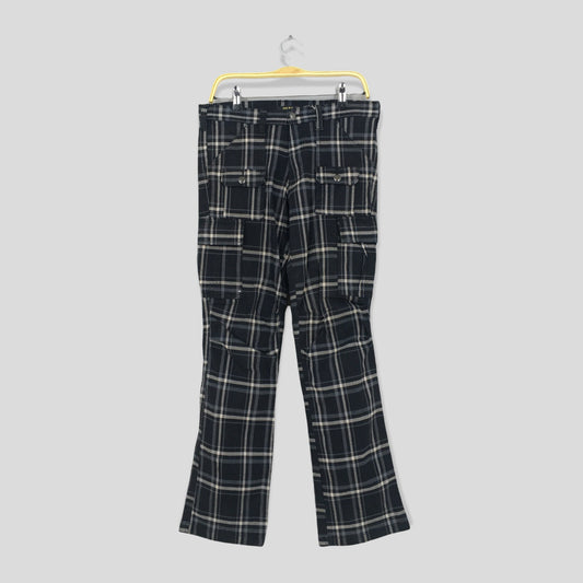 Bee Bell Japan Cargo Pants Tartan Size 32x31