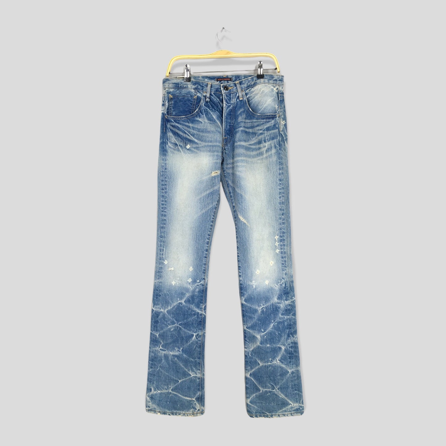 Blue Way Japan Acid Wash Jeans Size 30x34