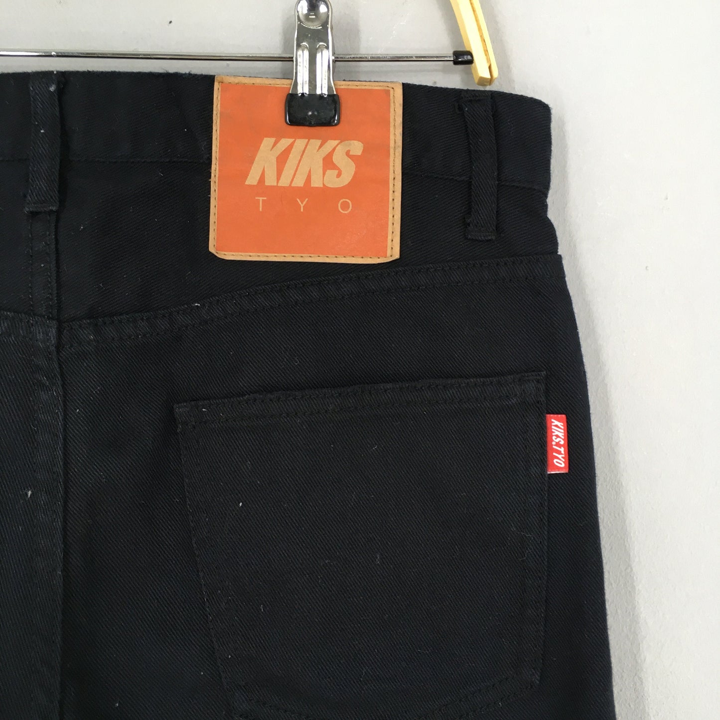 Kiks Tyo Japan Black Ripped Denim Size 34x30