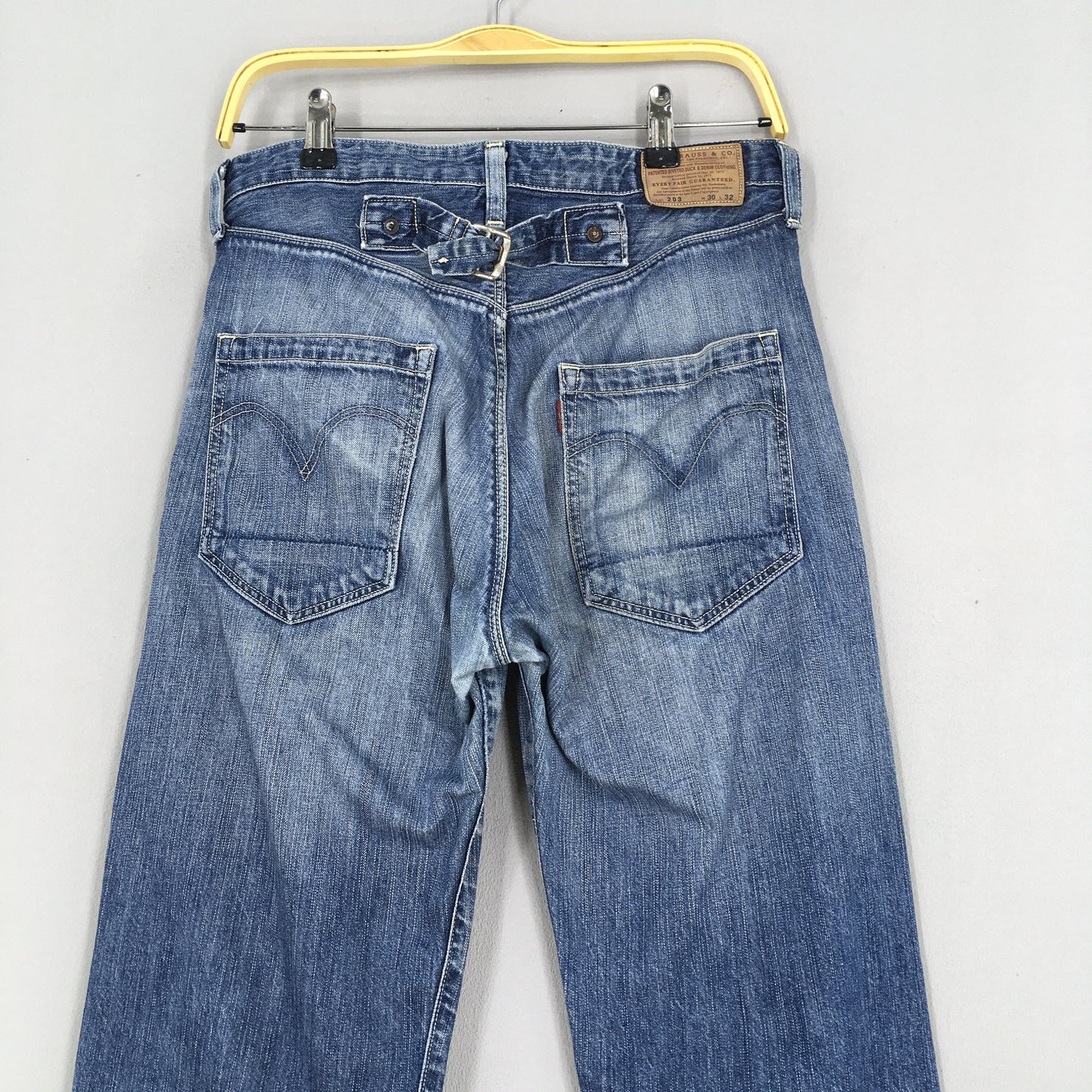 Levi's 203 Faded Blue Denim Jeans Size 30x30