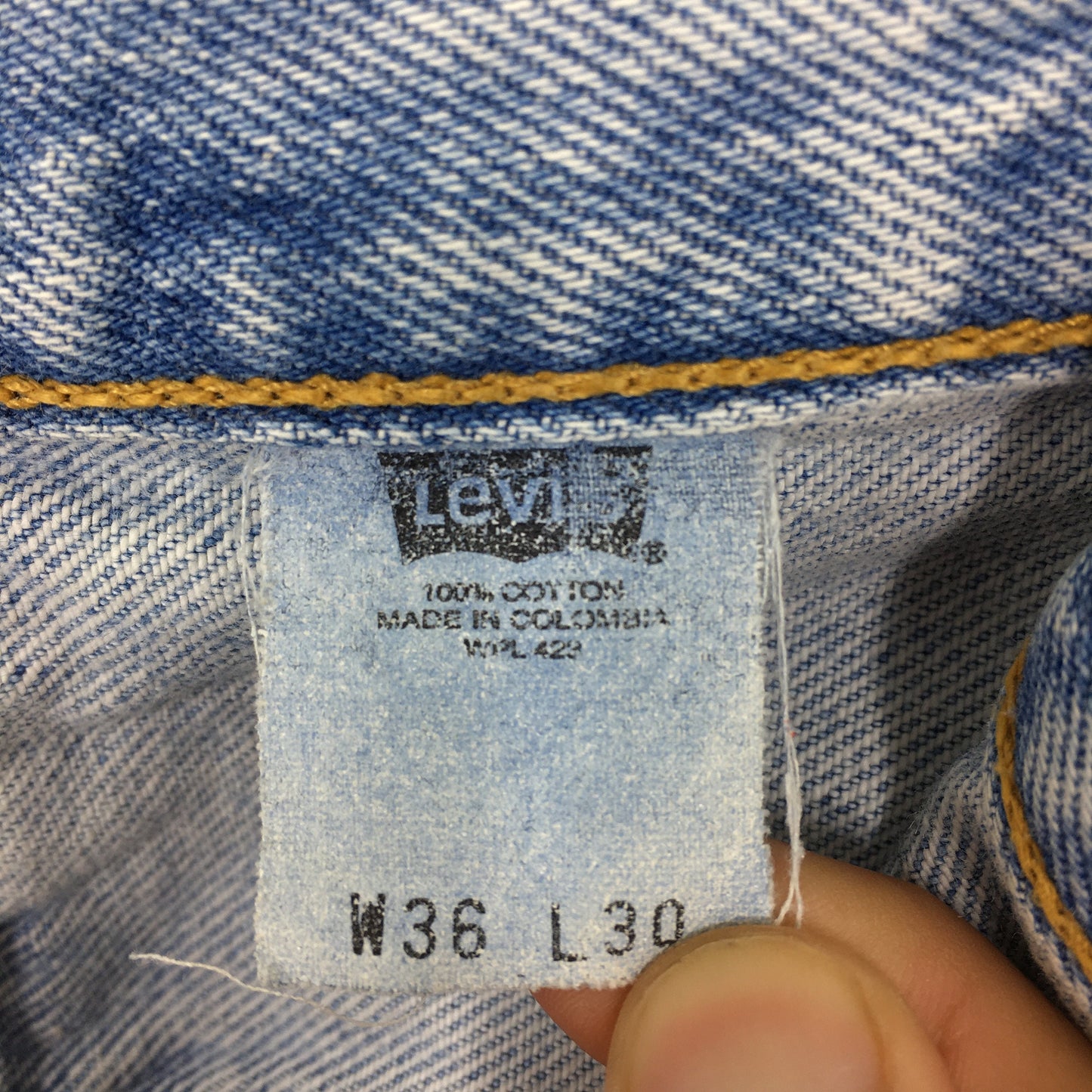 Levi's 501 Light Blue Jeans Size 34x30