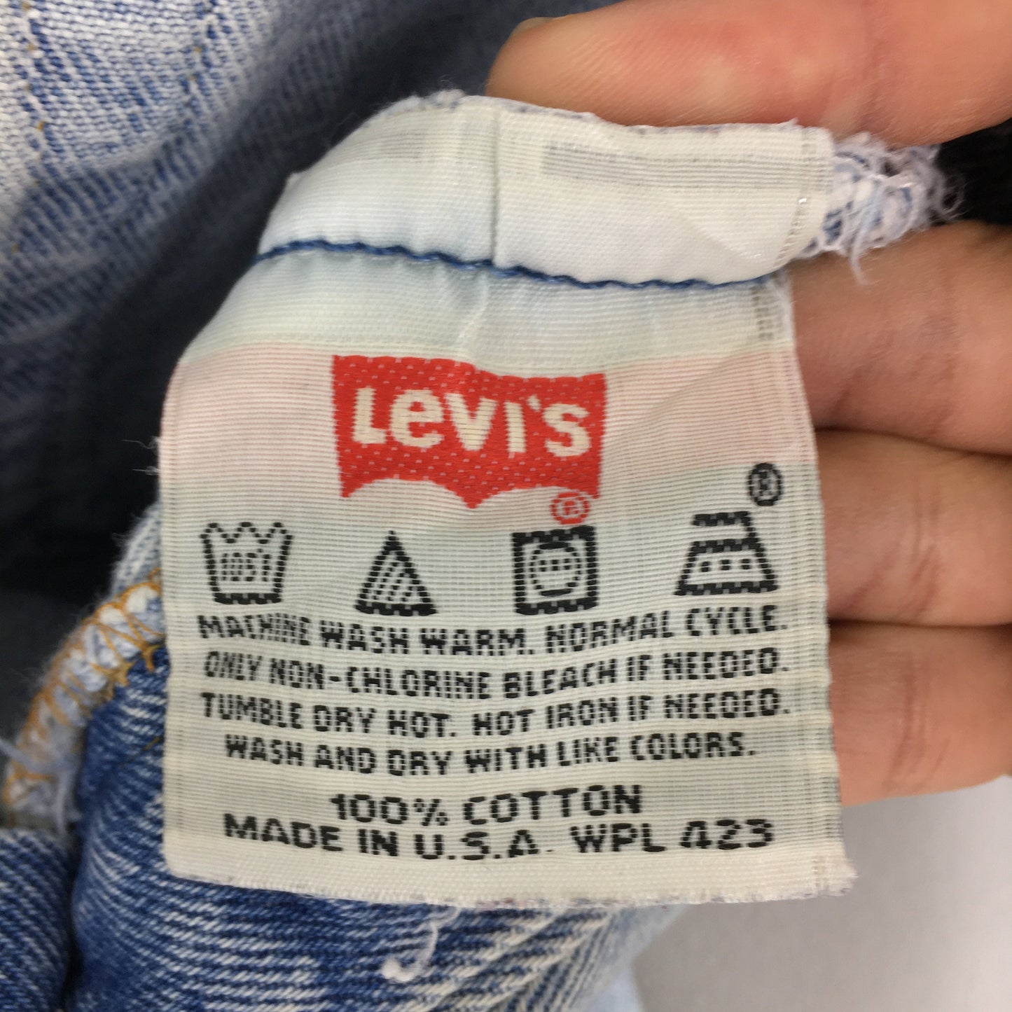 Levi's 501 Light Wash Blue Jeans Size 34x30