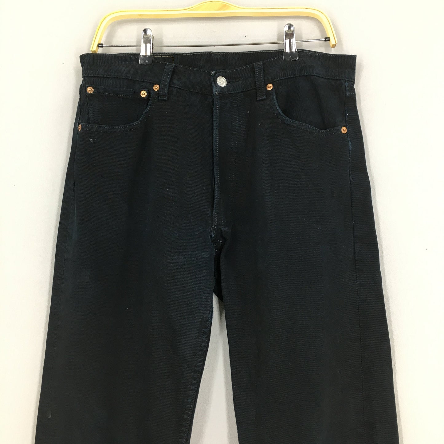 Levis 501 Levi's Overdyed Black Jeans Size 32x32