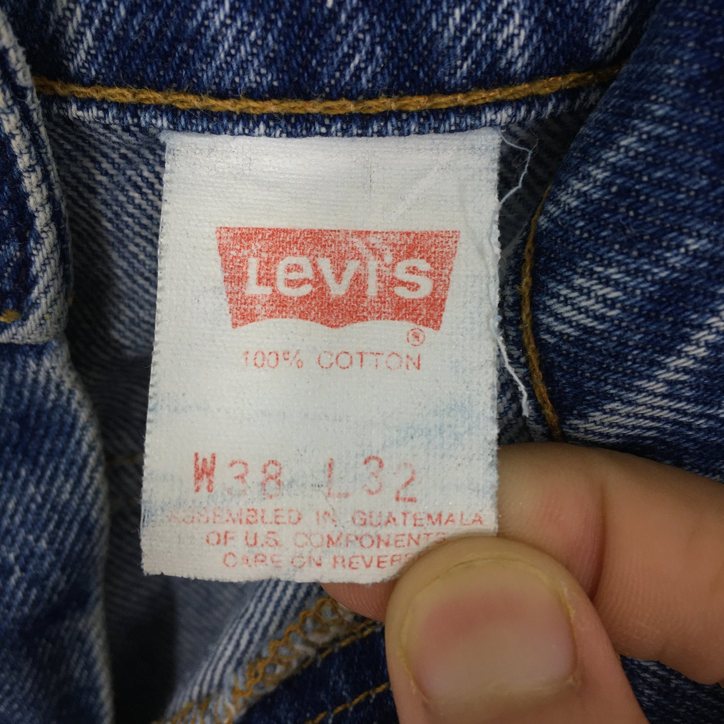 Levi's 695 Stone Washed Denim Size 34x31