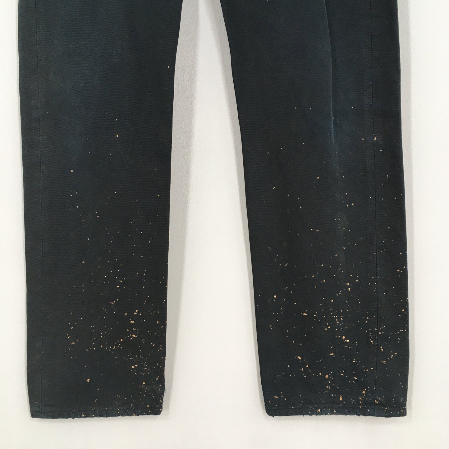 Levi's 501 Levi's Super Black Dirty Jeans Size 34x32