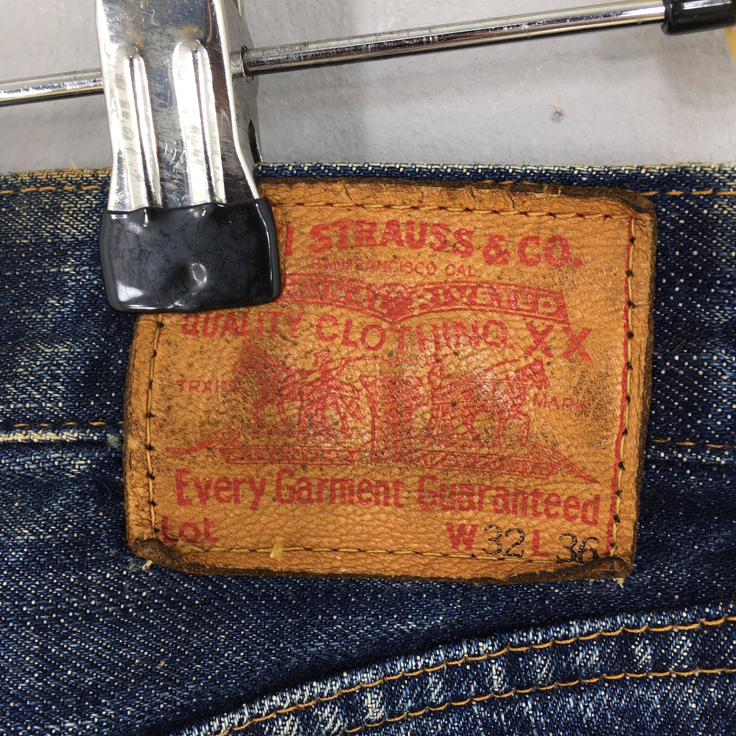 Levis 501XX LVC Japan Selvedge Denim Size 30x29