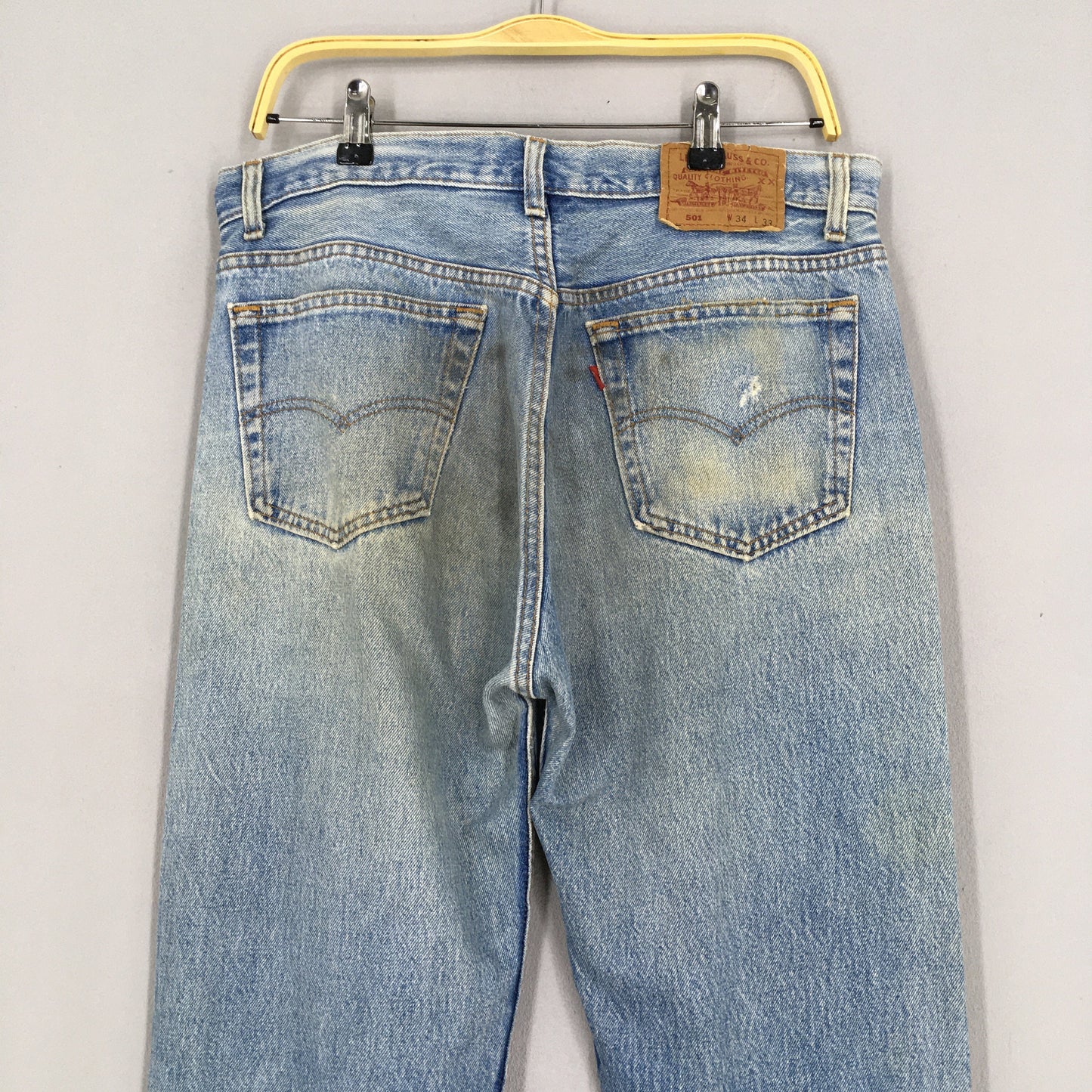 Levi's 501 Light Blue Jeans Size 32x32.5