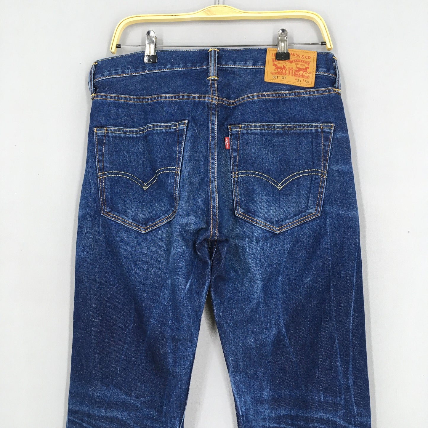 Levi's 501 Slim Fit Indigo Blue Jeans Size 31x30