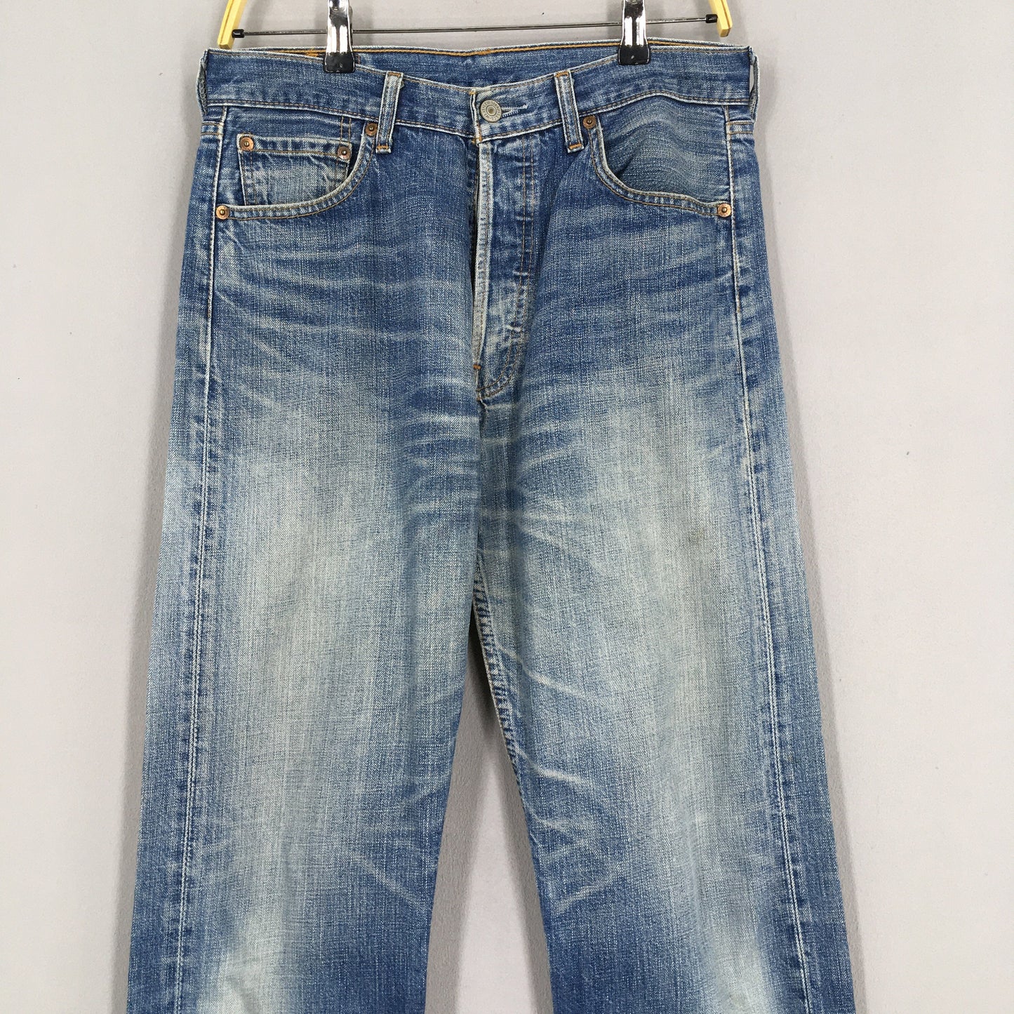 Levi's 501 Blue Stone Washed Jeans Size 30x31.5