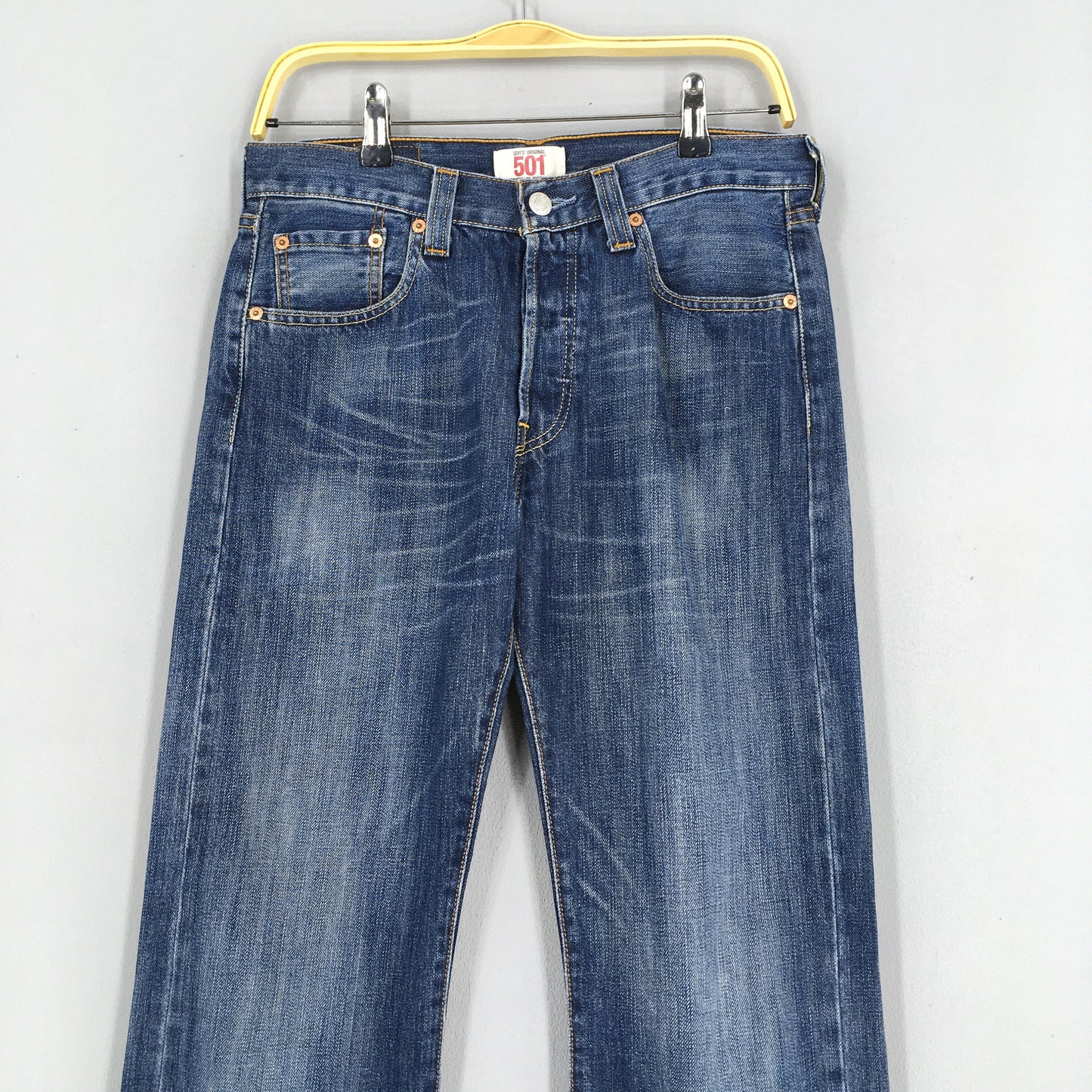 Levi's 501 Faded Blue Jeans Size 29x31