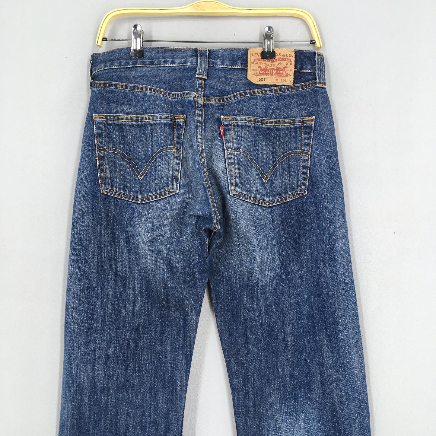 Levi's 501 Faded Blue Jeans Size 29x31