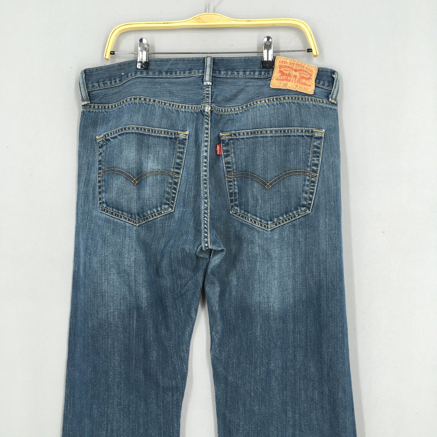 Levi's 501 Indigo Blue Jeans Size 34x33.5