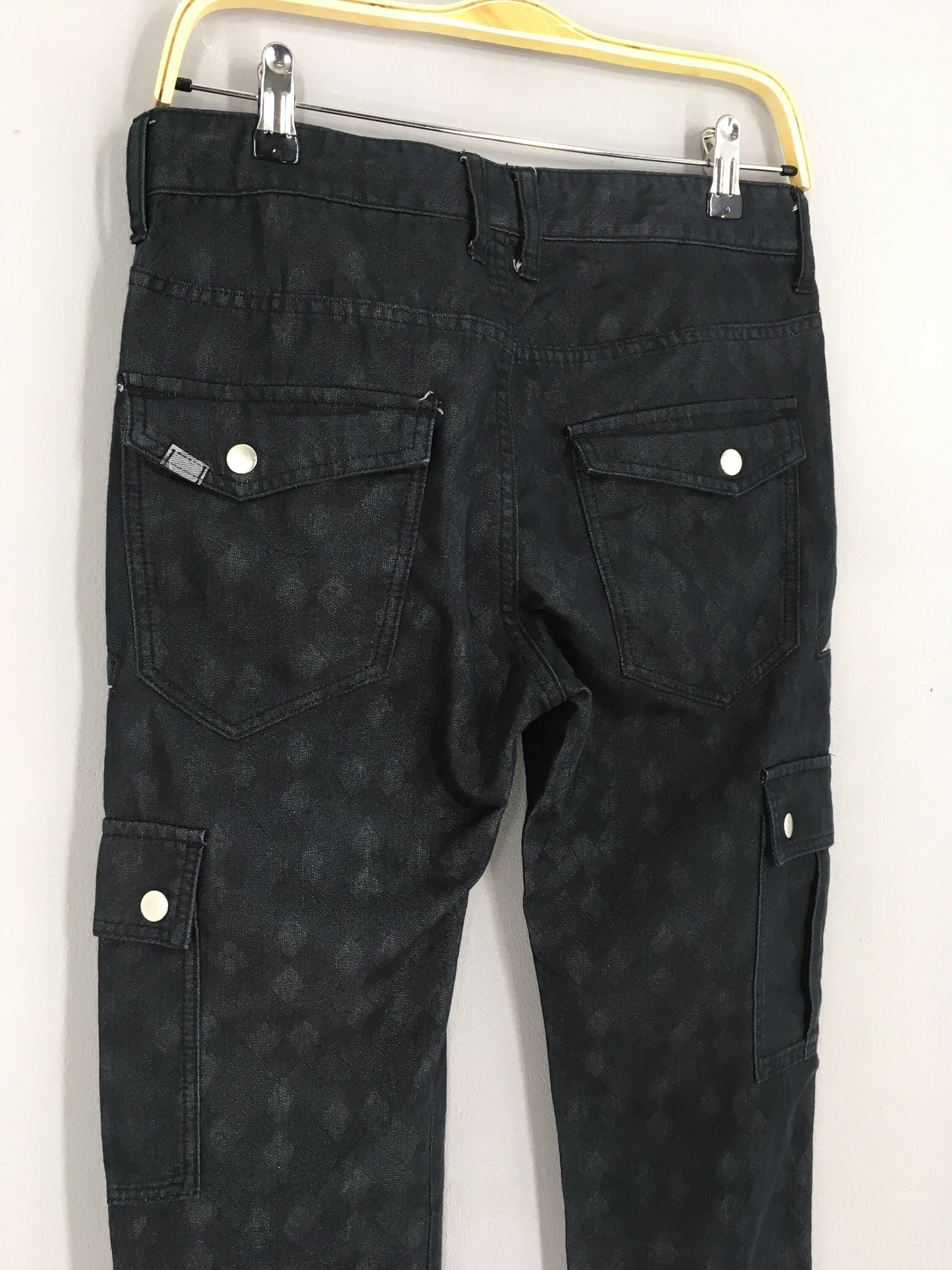 Semantic Design Checked Diamond Cargo Pants Size 30x32