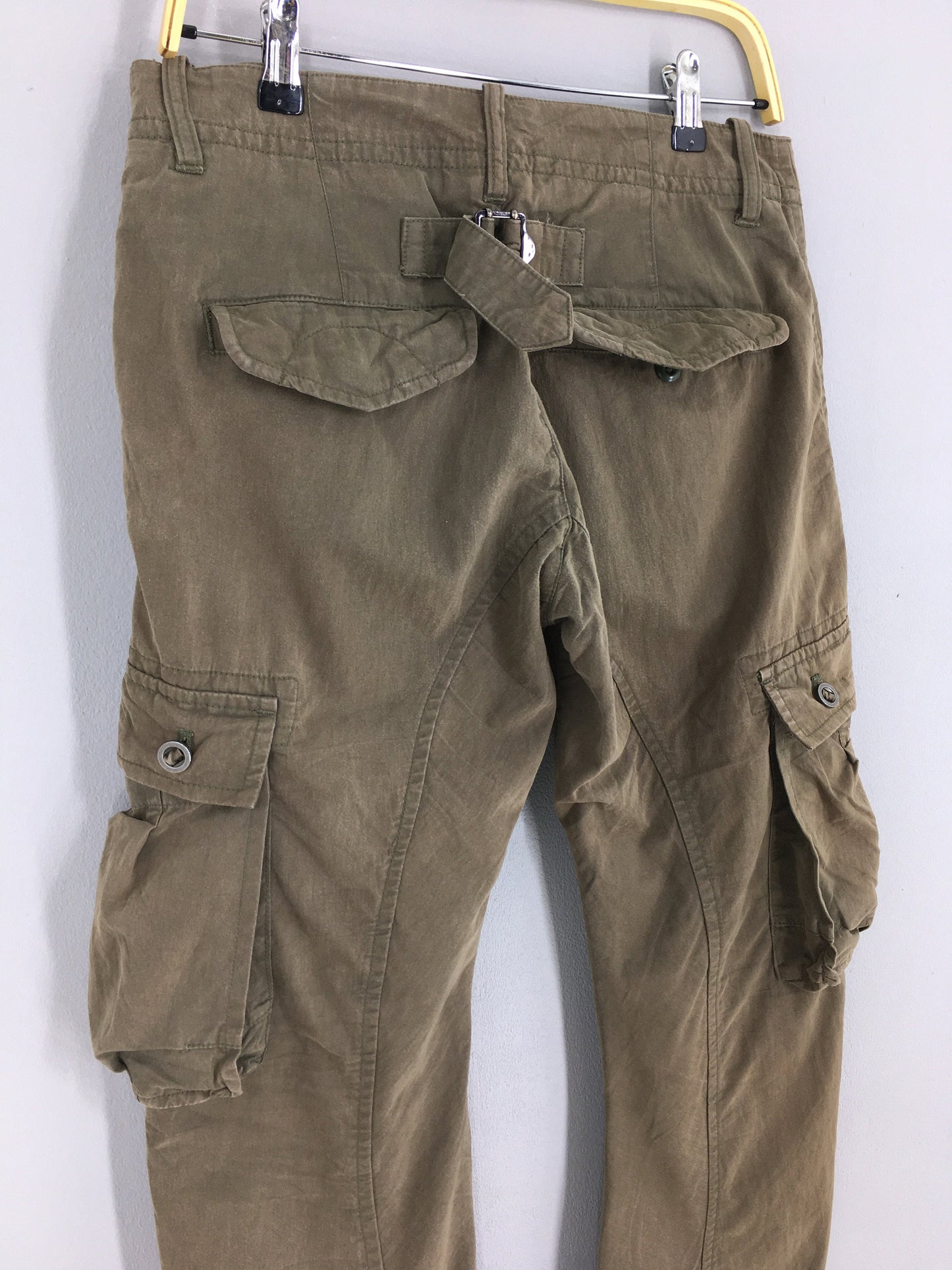 Japanese Nano Universe Twisted Cargo Pants Size 32x32