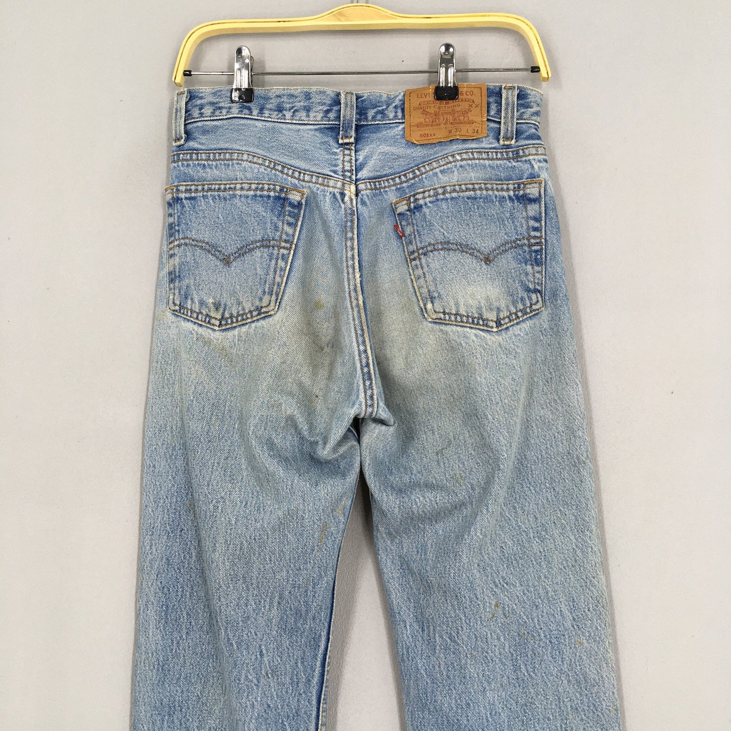 Levi's 501XX Stonewash Release Hem Jeans Size 28x29