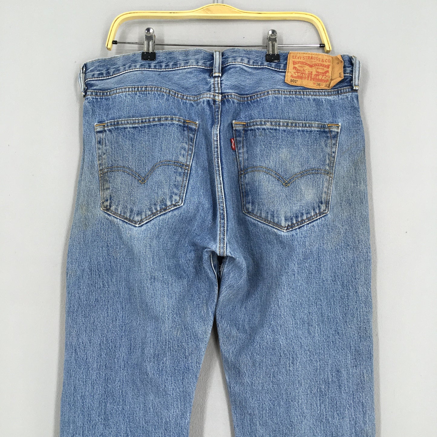 Levi's 501 Ripped Distressed Jeans Size 34x29