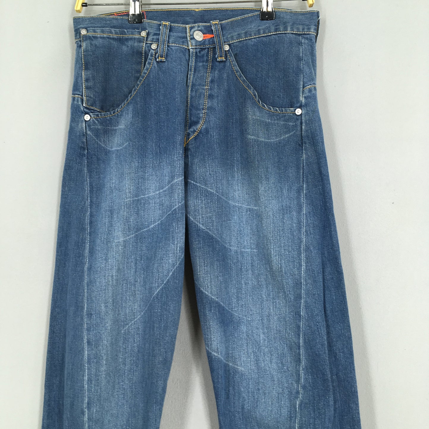 Levis Engineered Faded Blue Jeans Size 28x29.5