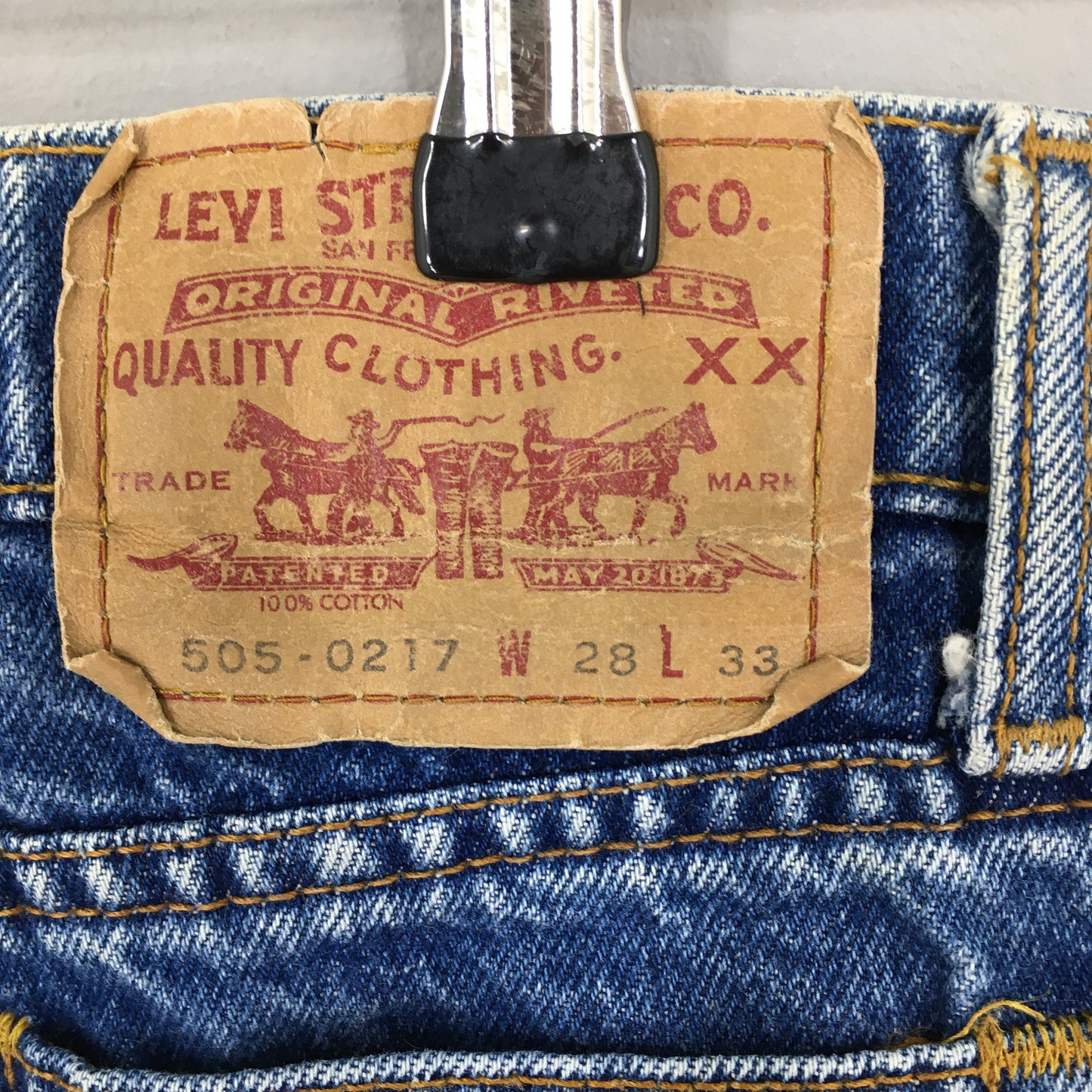 Levi's 505 High Waisted Jeans Size 26x29