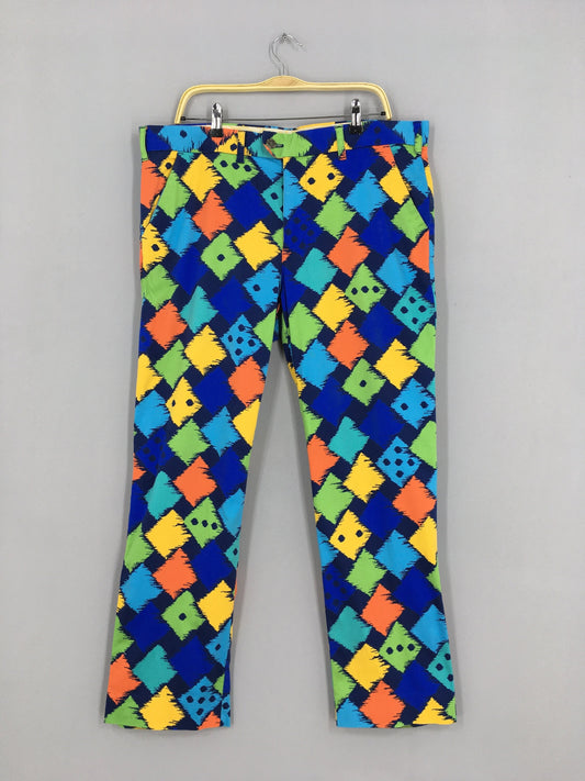 Loudmouth Golf Pants Multicolor Tartan Pants Size 40x29