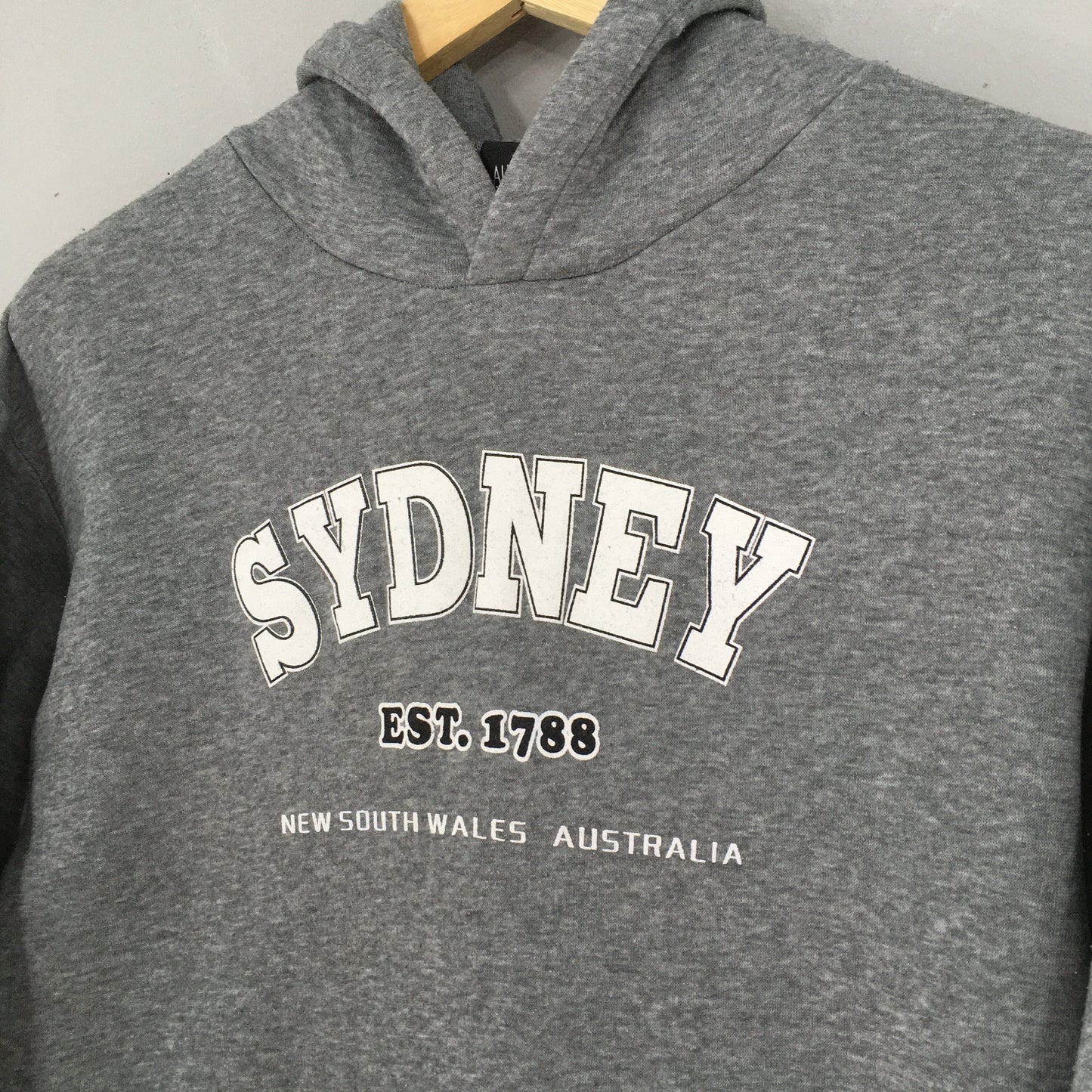 Sydney Gray Hoodie Sweatshirt XSmall