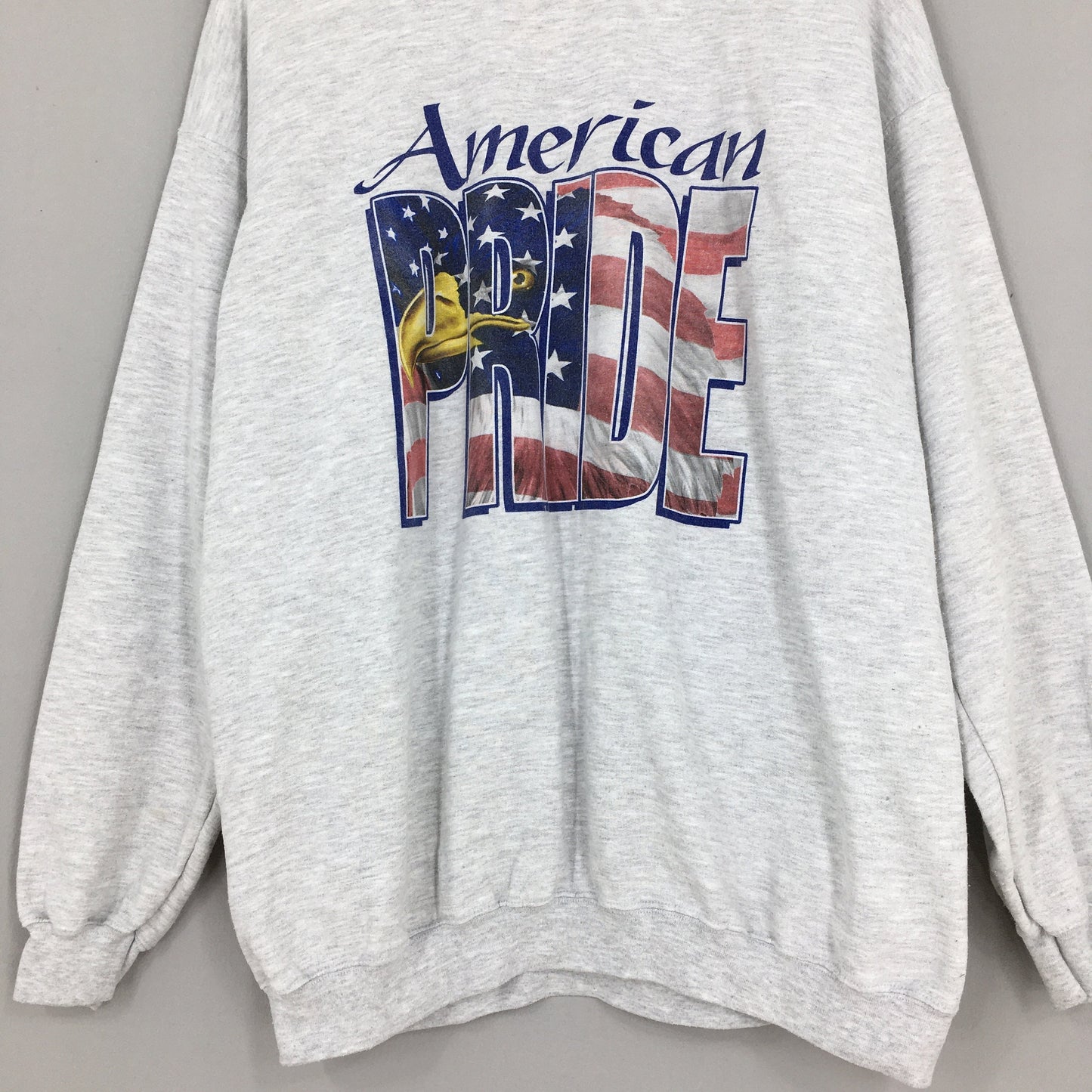 American Pride Gray Sweater Large