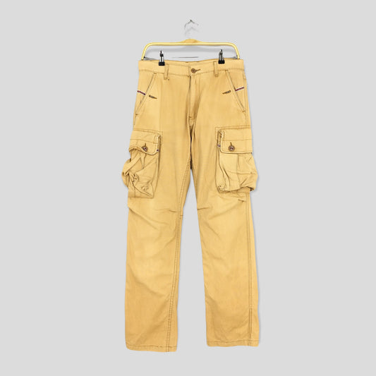 Japanese Jungle Storm Cargo Brown Cargo Pants Size 32x31