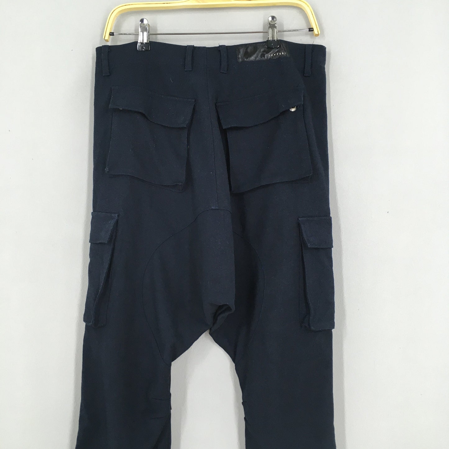 Rovtski Japanese Drop Crotch Cargo Pants Size 30x22