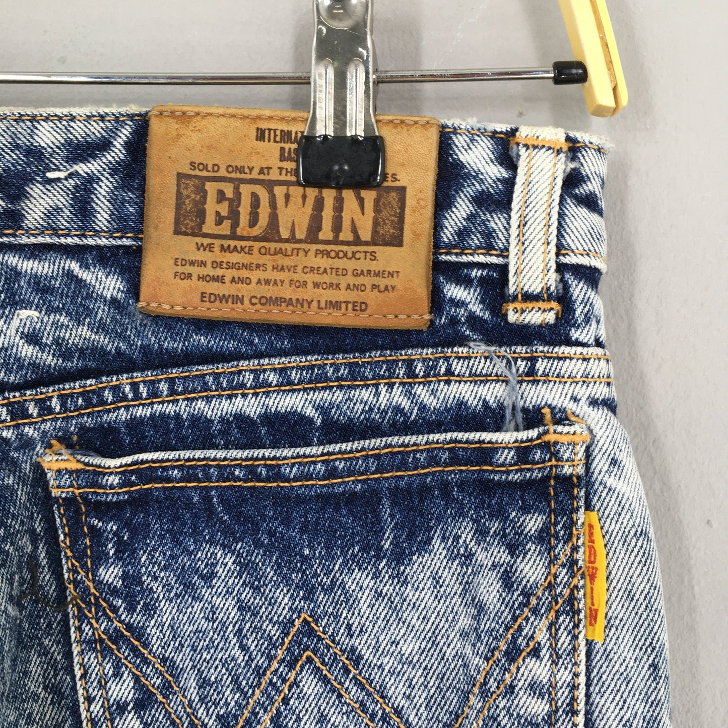 Edwin Faded Blue Jeans Stone Washed Jeans Size 30x27