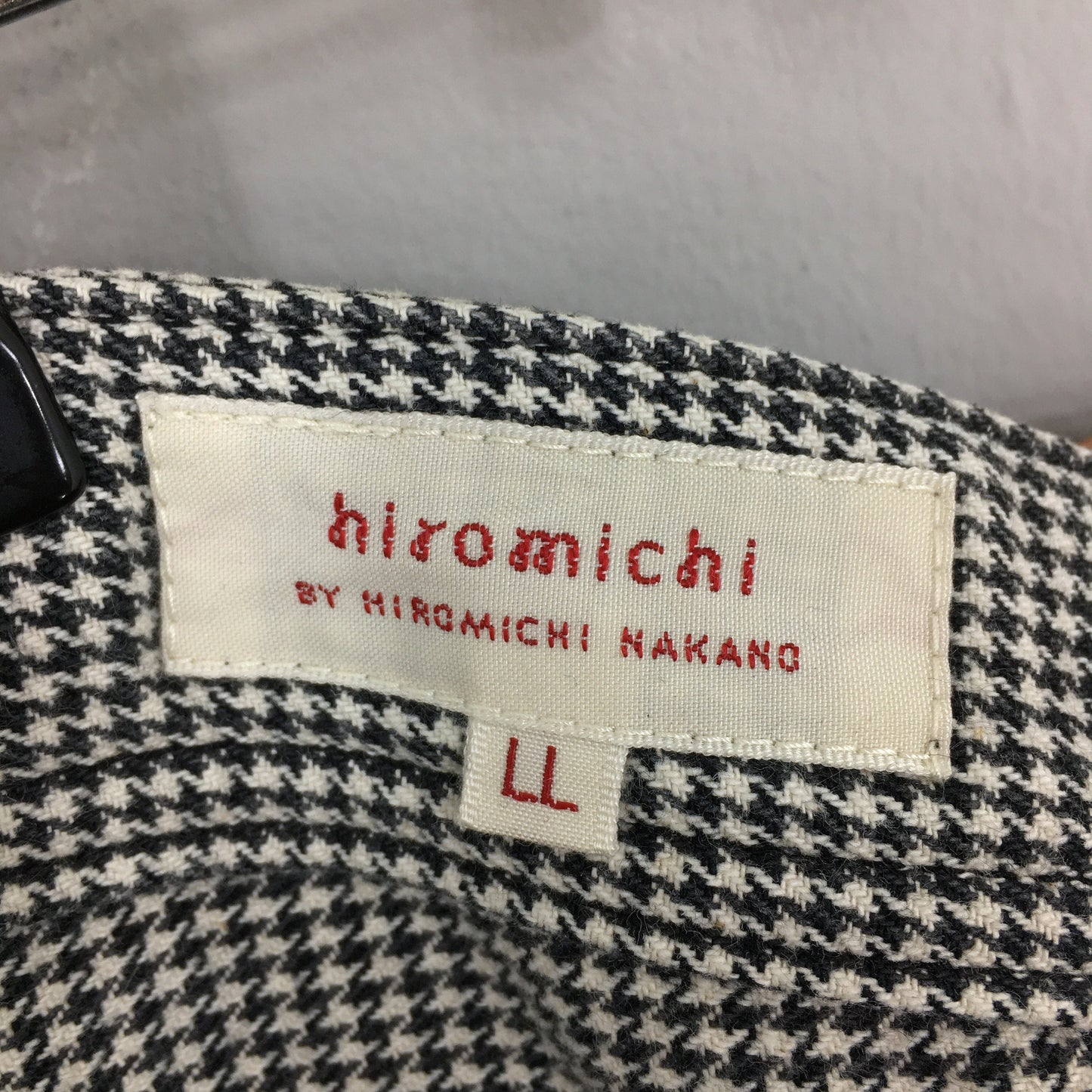 Hiromichi Japanese Tartan Checkered Cargo Pants Size 34x31