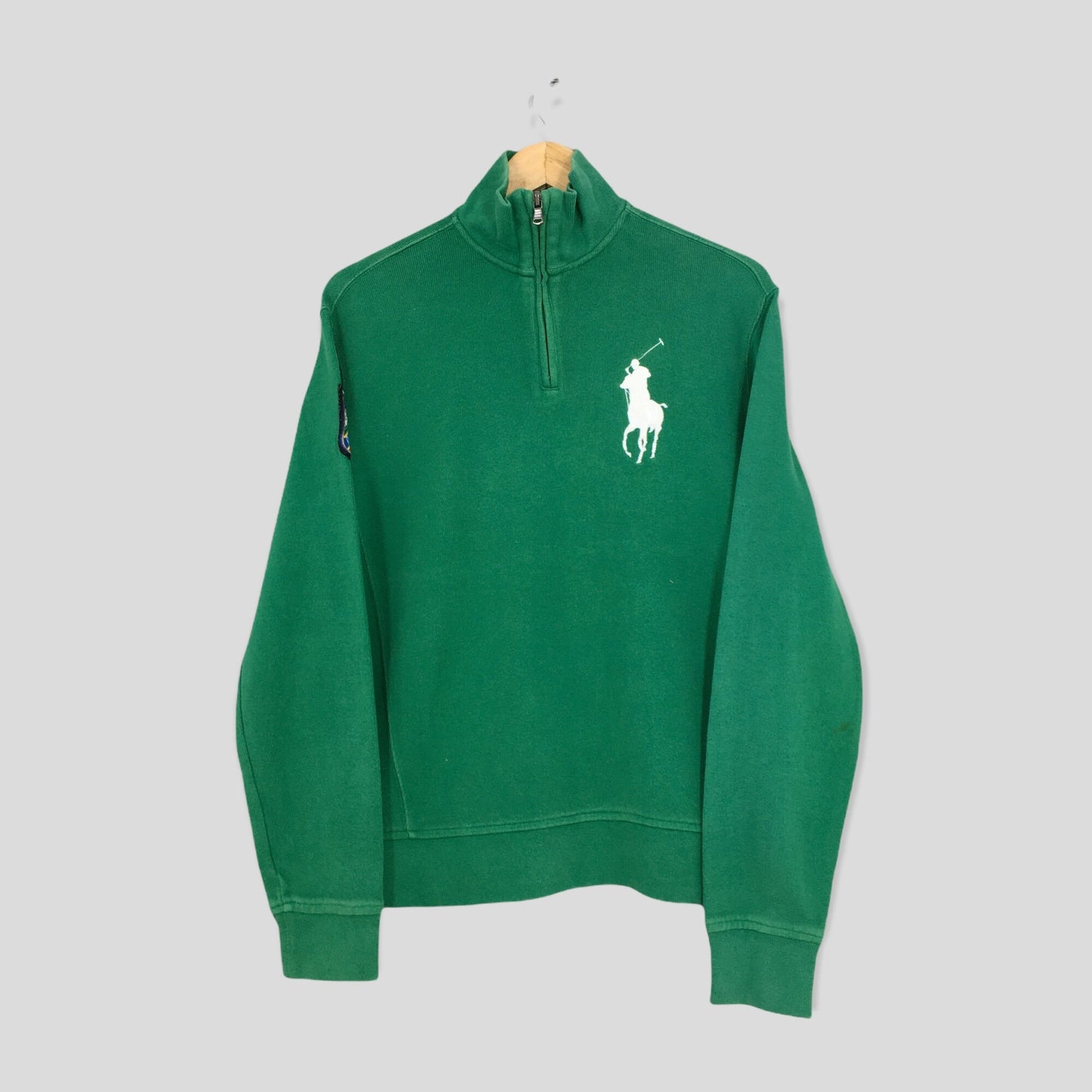 Polo Ralph Lauren Pony Green Sweatshirt Small