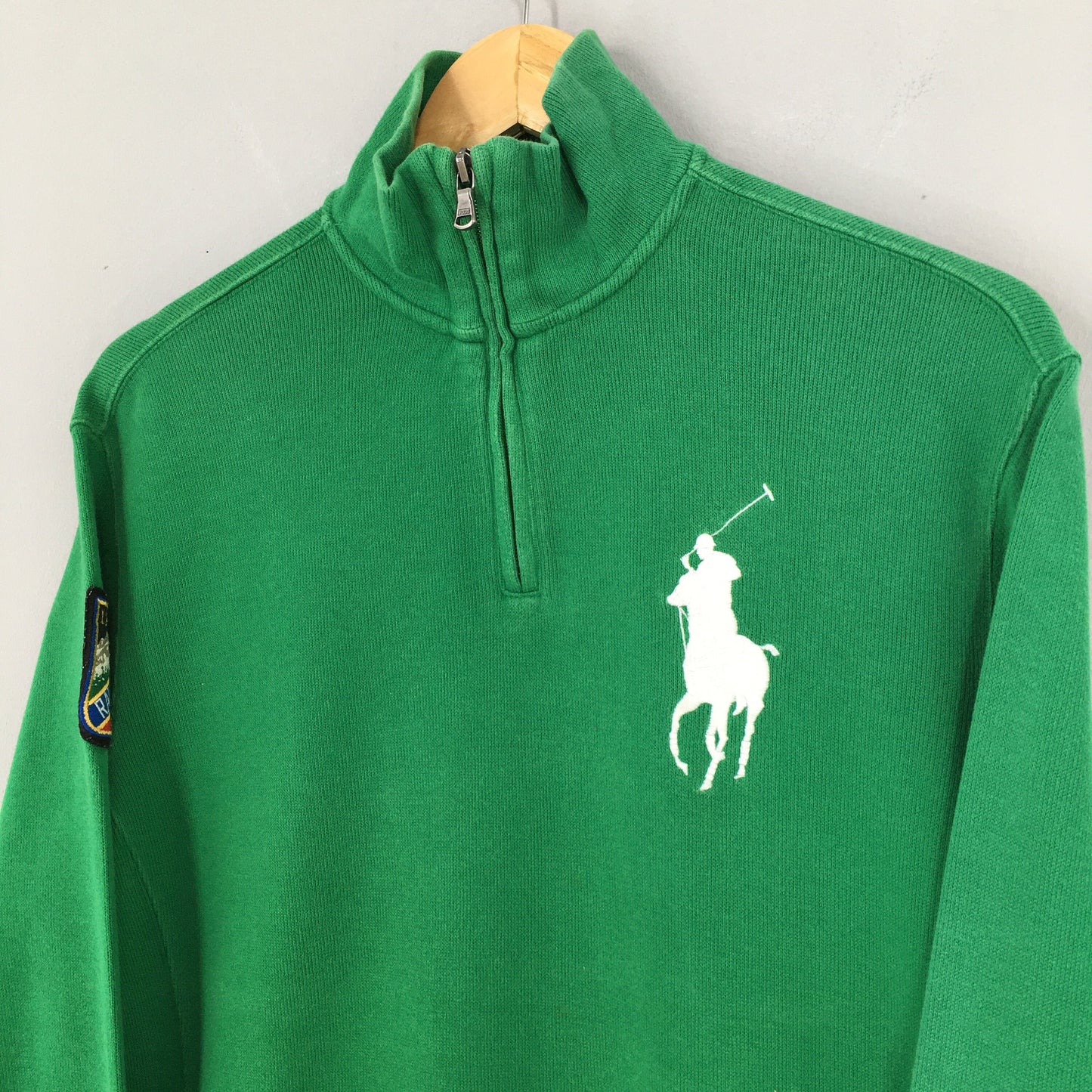 Polo Ralph Lauren Pony Green Sweatshirt Small