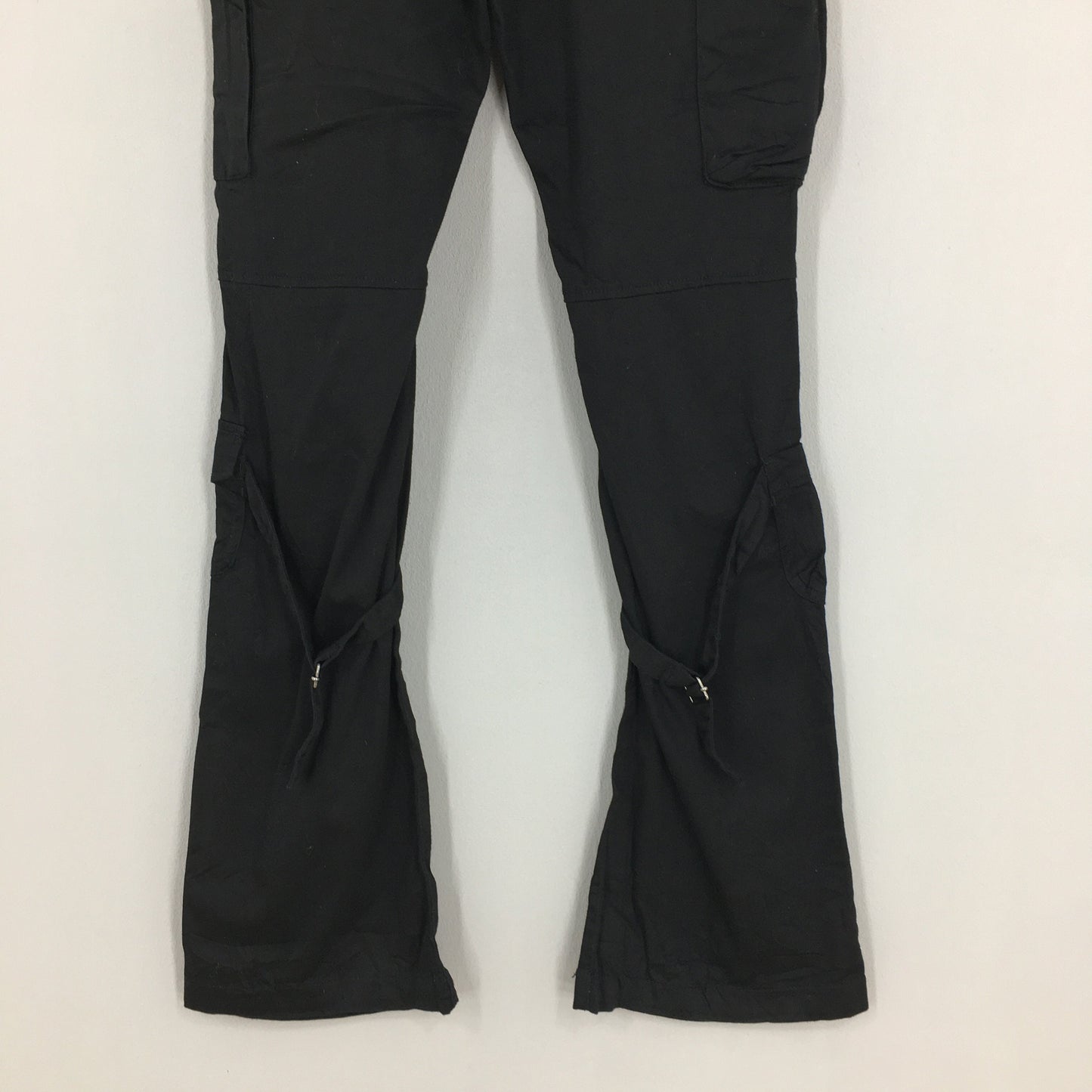 Semantic Design Cargo Black Bondage Pants Size 31x33