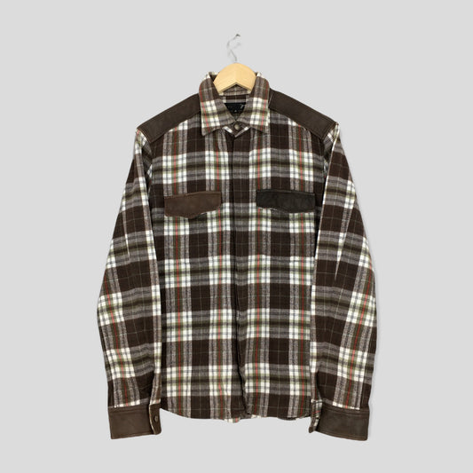 Roarguns Japan Plaid Shadow Checkered Flannel Medium