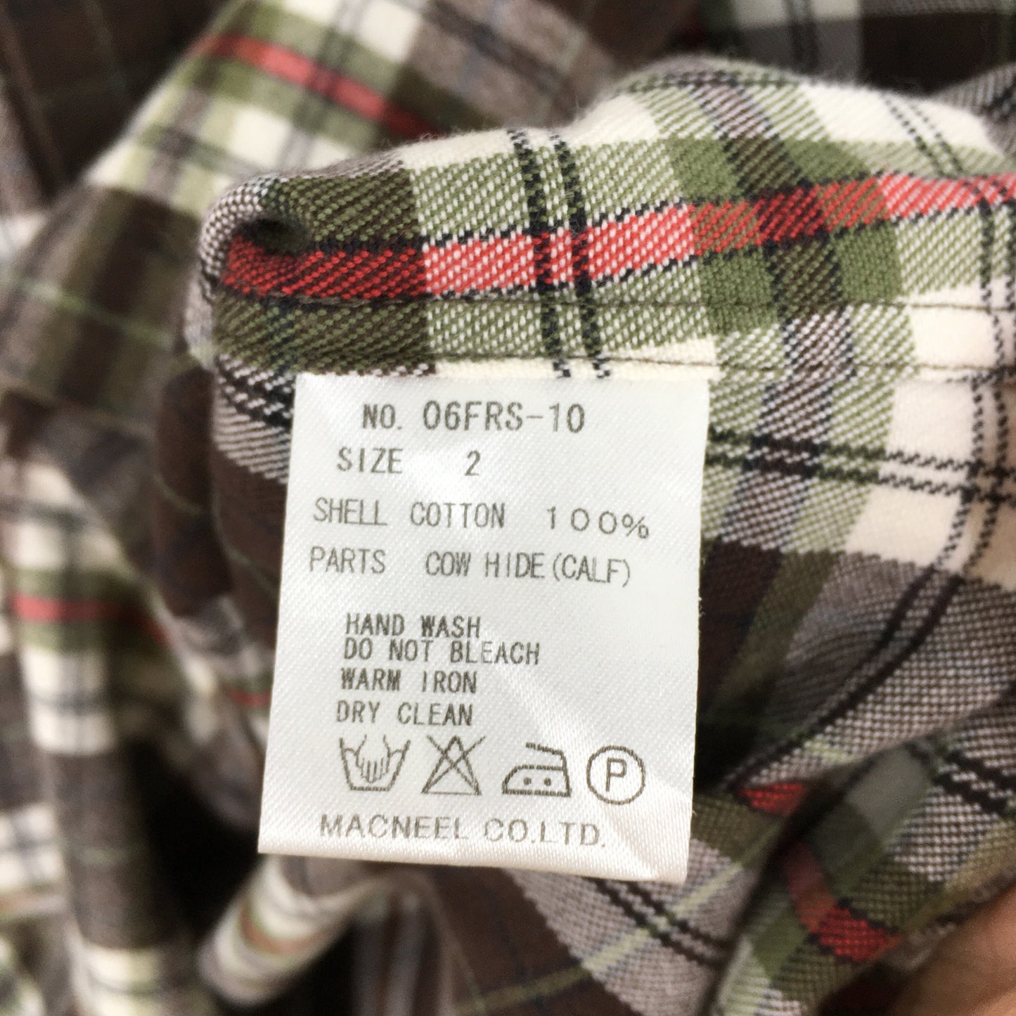 Roarguns Japan Plaid Shadow Checkered Flannel Medium