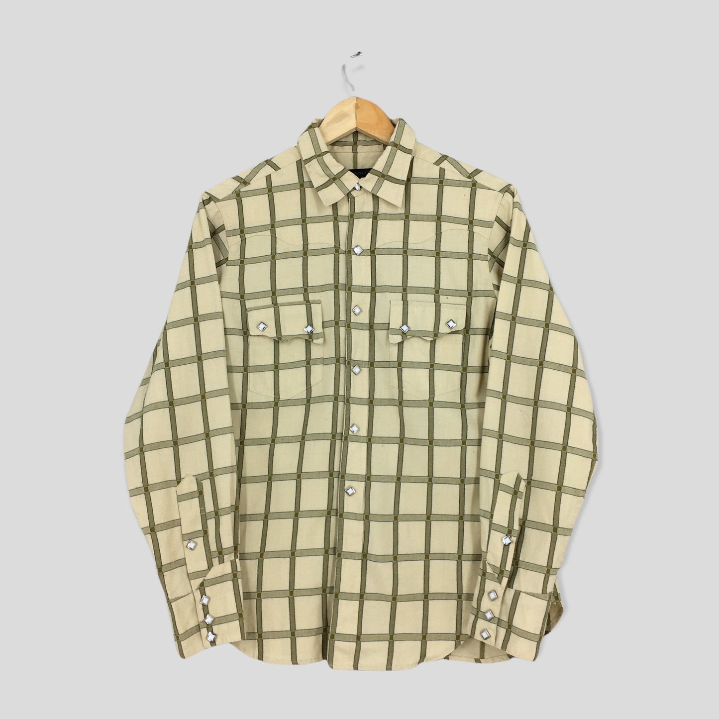 Plaid Checkered Flannel Shirt Small