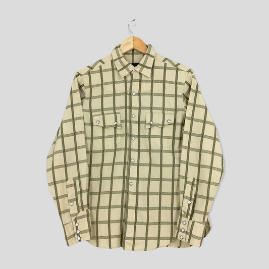 Plaid Checkered Flannel Shirt Small