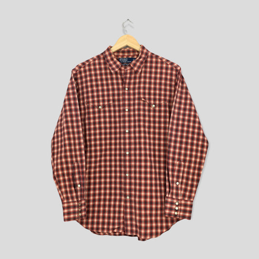 Polo Ralph Lauren Plaid Shadow Checkered Flannel Shirt