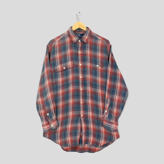 Polo Ralph Lauren Checkered Flannel Shirt Medium