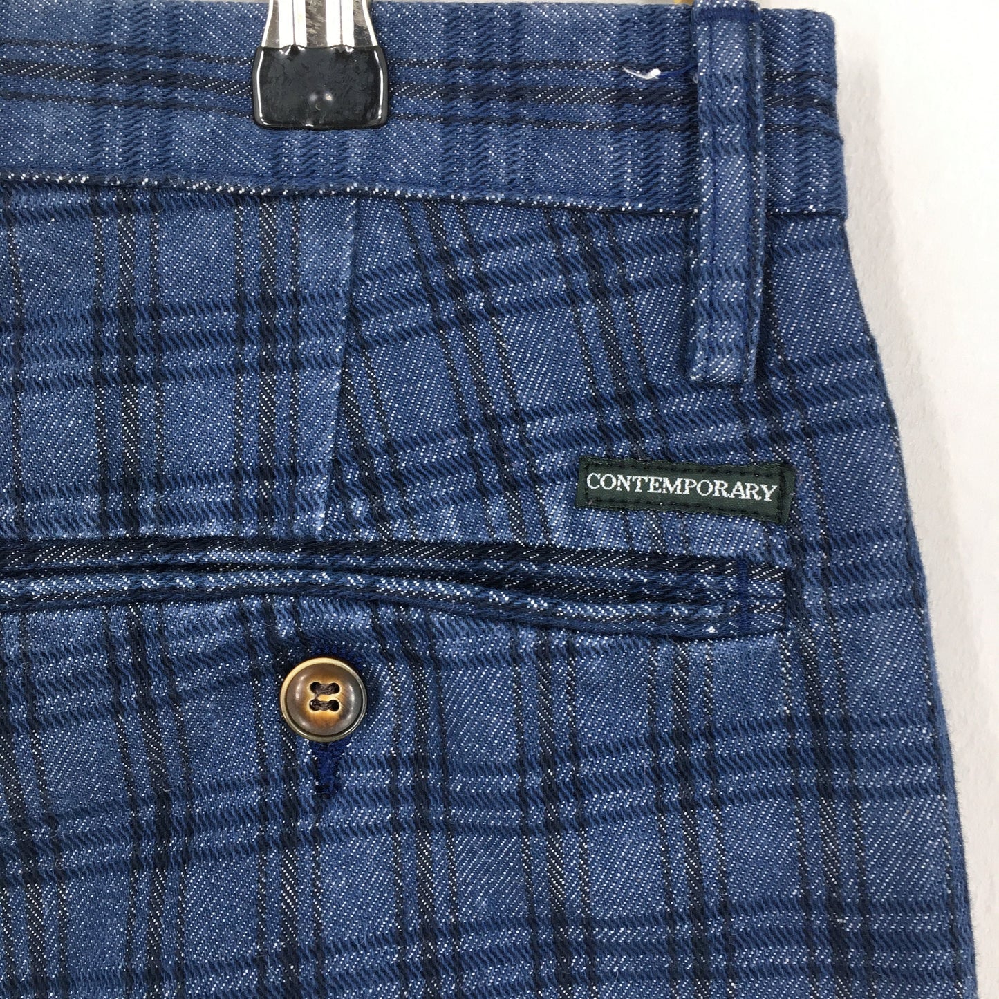 Contemporary Japan Tartan Plaid Checkered Pants Size 32x31