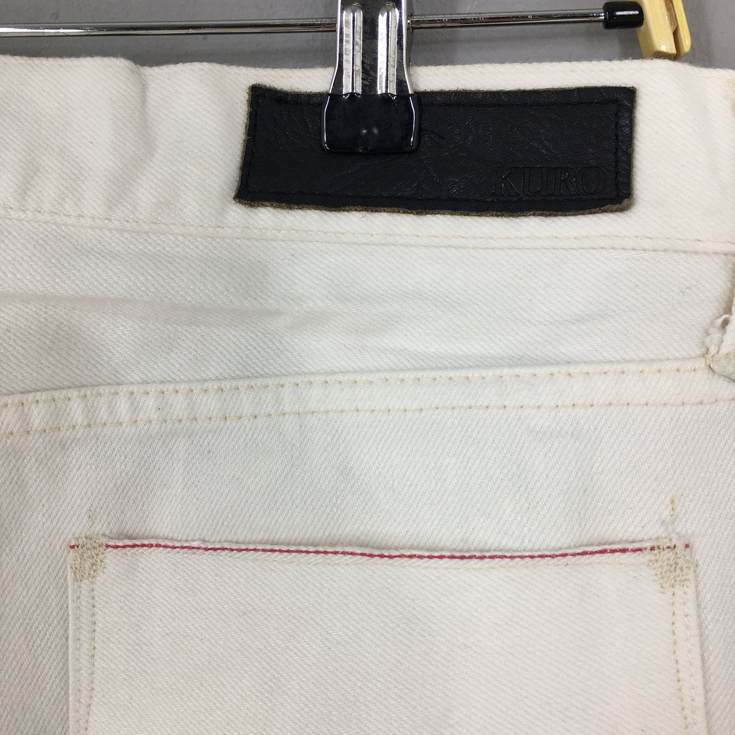 Kuro Japan White Denim Jeans Size 32x31