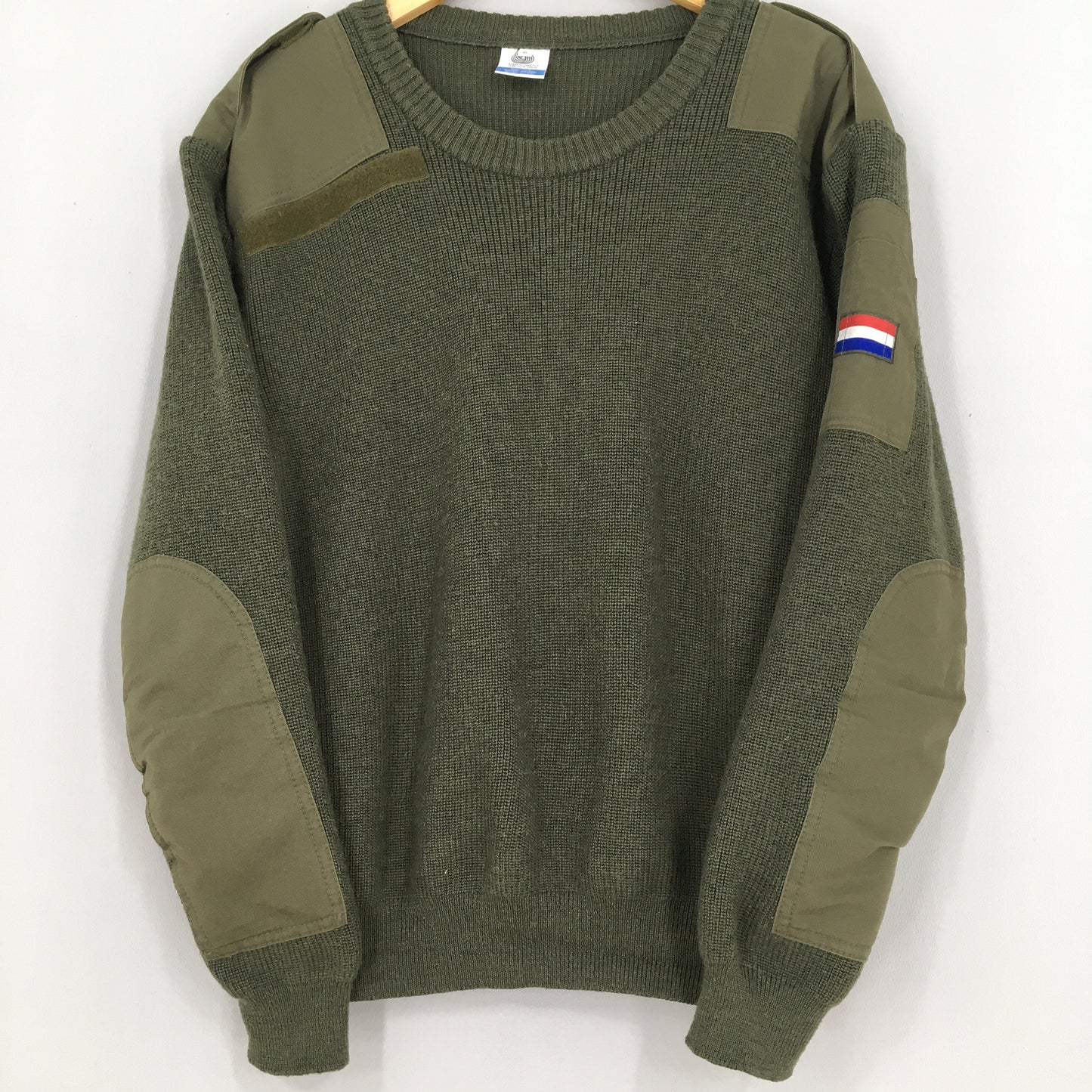 Zuiver Scheerwol Plain Wool Army Knitwear Sweater